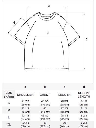 Vamtac Mens Cotton Oversized T Shirts Summer Casual Vintage Graphic Tees Streetwear Harajuku Tops Tshirt