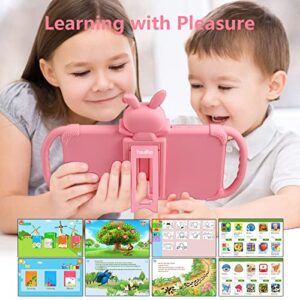 Tablet for Kids 7 inch Kids Tablet 32GB Toddler Tablet with Case WiFi Camera, Kids Learning Tablet for Toddlers Pre-Installed Educational Gontents Parental Control YouTube Netflix