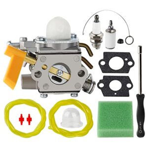 ferilter cs26 carburetor for ryobi cs26 cs30 ss26 ss30 26cc engine ry09050 ry09056 ry09053 ry28040 weed eater trimmer blower 308054043 308054077 carburetor replace for homelite ut32650 ut32601a