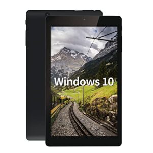 seryub mini 5 8.0-inch ips lcd ultra-thin lightweight tablet with win 10, high-speed and silent, 4gb ram/128gb emmc/wireless wifi/micro usb, high-performance windows tablet. (black)