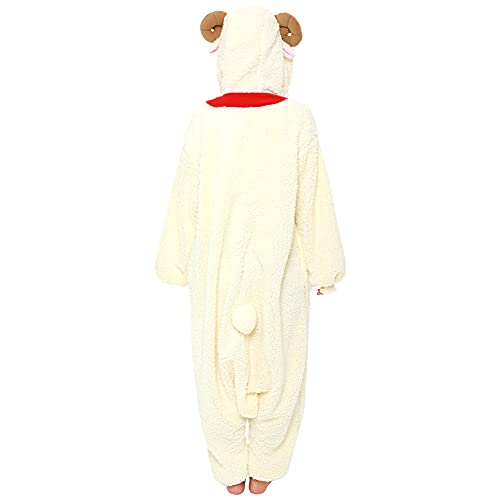 SAZAC Sheep Kigurumi Onesie Jumpsuit Halloween Costume