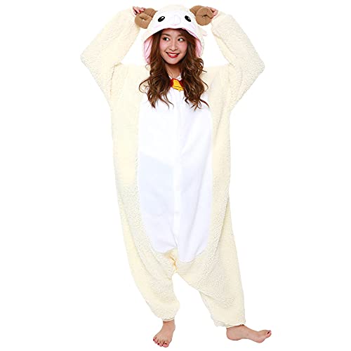 SAZAC Sheep Kigurumi Onesie Jumpsuit Halloween Costume