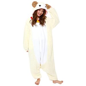 SAZAC Sheep Kigurumi Onesie Jumpsuit Halloween Costume