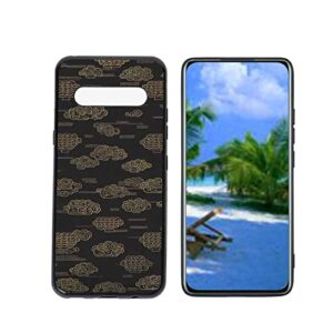 heolculwo compatible with lg v60 thinq 5g phone case, chinese-celebration-luxury case silicone protective for teen girl boy case for lg v60 thinq 5g