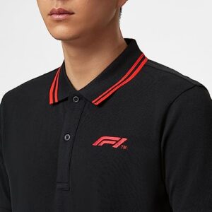 Formula 1 - Official Merchandise - F1 Mens Logo Polo - Black - Size: XL