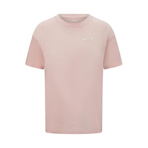 formula 1 - official merchandise - f1 pastel tshirt - unisex - pink - size: l