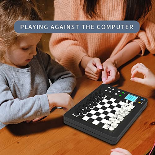 Electronic Chess Set, Computer Chess Game, Chess Set Board Game, Portable Travel Chess Computer Set for Adults, Unique Chess Sets Pen with Large Display Gift