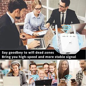 2023 Newest WiFi Extender, WiFi Repeater, Covers Up to 9860 Sq.ft and 60 Devices, Ethernet Port, Quick Setup, Home Wireless Signal Internet Booster