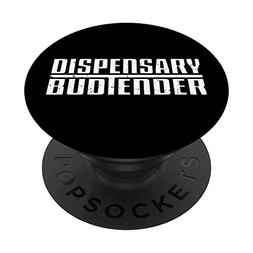 Dispensary Budtender - Dispensary Staff Budtender PopSockets Swappable PopGrip