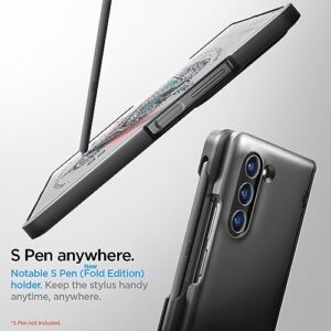 Spigen Slim Armor Pro Pen Edition Designed for Galaxy Z Fold 5 Case (2023) - Black
