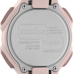 Timex Women's Ironman Essential 34mm Watch - Pink Strap Digital Dial Pink Case