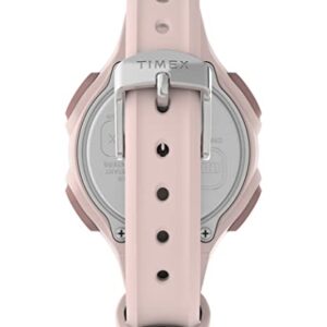 Timex Women's Ironman Essential 34mm Watch - Pink Strap Digital Dial Pink Case