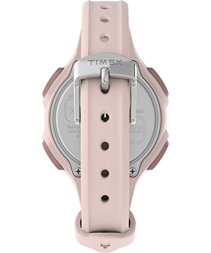 Timex Women's Ironman Essential 34mm Watch - Pink Strap Digital Dial Pink Case