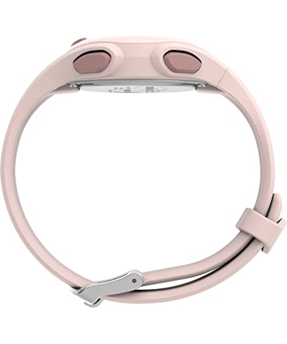 Timex Women's Ironman Essential 34mm Watch - Pink Strap Digital Dial Pink Case