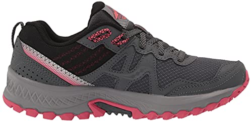 Saucony Women's Excursion TR14 Running Shoe, Charcoal/Coral, 10 W US