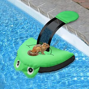 jestop pool animal saving escape ramp, frog floating ramp rescues for swimming pool, frog saver floating ramp rescues for saving frogs, toads animal mice, birds, pool maintenance accessories