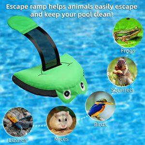 JESTOP Pool Animal Saving Escape Ramp, Frog Floating Ramp Rescues for Swimming Pool, Frog Saver Floating Ramp Rescues for Saving Frogs, Toads Animal Mice, Birds, Pool Maintenance Accessories