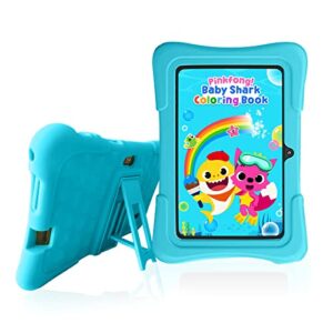 7 inch tablet for kids 2gb 32gb android 11 preinstalled parental control children education toddler tablet with shockproof kickstand case, gms certified, google tableta youtube