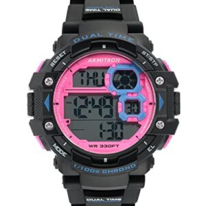 Armitron Sport Men's Digital Chronograph Resin Strap Watch, 40/8309