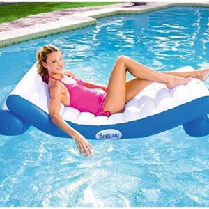 Swimming Ring Beach Water Inflatable Loungers Floating Row, Swimming Pool Float Inflatable Toy Adult & Child Floating Bed Water Recreation Chair