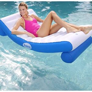 Swimming Ring Beach Water Inflatable Loungers Floating Row, Swimming Pool Float Inflatable Toy Adult & Child Floating Bed Water Recreation Chair