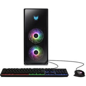 Acer Predator Orion 5000 Gaming & Entertainment Desktop PC (Intel i7-12700F 12-Core, 16GB DDR5 4400MHz RAM, 2TB PCIe SSD + 2TB HDD (3.5), Win 11 Home) with MS 365 Personal, Dockztorm Hub