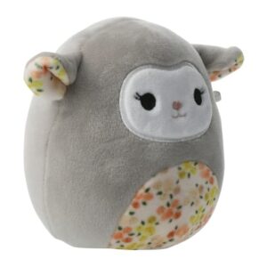 Squishmallows Kellytoy 2023 Easter Elea The Lamb 5/'', Grey