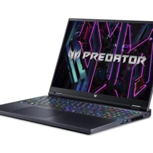 Acer Predator Helios 16 Gaming Laptop | 13th Gen Intel Core i7-13700HX | NVIDIA GeForce RTX 4060 | 16" 2560 x 1600 165Hz G-SYNC Display | 16GB DDR5 | 1TB Gen 4 SSD | Killer Wi-Fi 6E | PH16-71-74UU