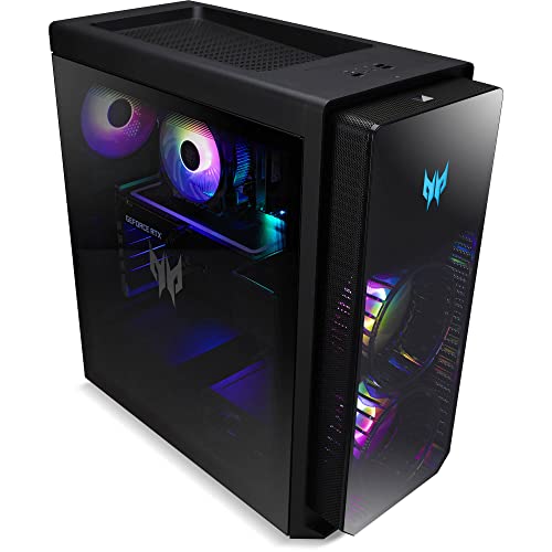 Acer Predator Orion 5000 Gaming & Entertainment Desktop PC (Intel i7-12700F 12-Core, 128GB DDR5 4400MHz RAM, 2x8TB PCIe SSD RAID 0 (16TB), GeForce RTX 3080, WiFi, Bluetooth, Win 11 Home)