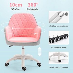 Chair Desk Chair Swivel Ergonomic Office Chair Ergonomic Office Chair, Computer Desk Chair, Swivel and Rocking Task Chair with Strong Shield Type Lumbar Support, Height Adjustable Mid-Back Chair with