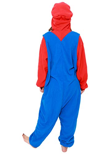 Super Mario Bros Kigurumi Onesie (Mario) (One Size) Multi