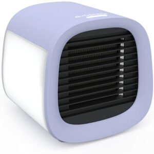evapolar evachill portable air conditioners/mini ac unit/small personal evaporative air cooler and humidifier fan for bedroom, office, car, camping/ev-500 / lavender