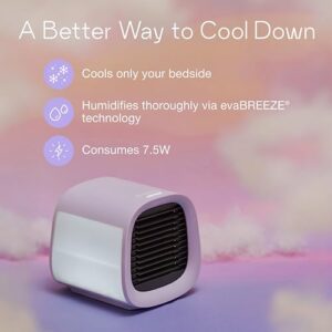 Evapolar evaCHILL Portable Air Conditioners/Mini AC Unit/Small Personal Evaporative Air Cooler and Humidifier Fan for Bedroom, Office, Car, Camping/EV-500 / Lavender