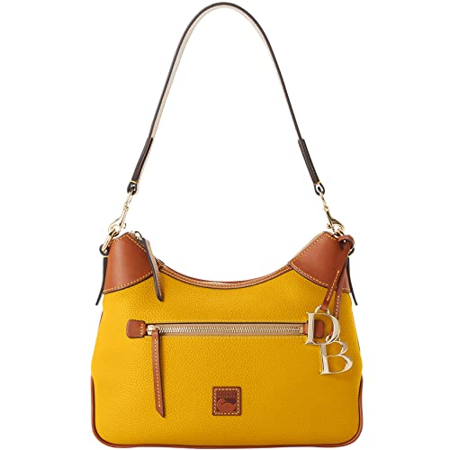 Dooney & Bourke Handbag, Pebble Grain Hobo Shoulder Bag - Mustard