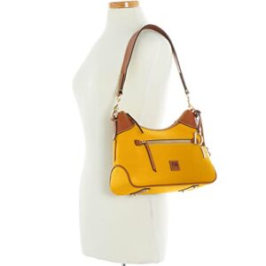 Dooney & Bourke Handbag, Pebble Grain Hobo Shoulder Bag - Mustard