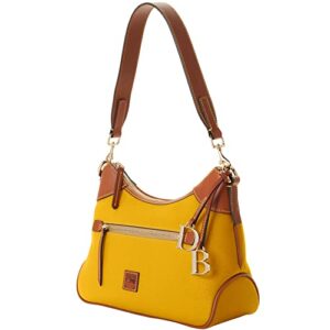 Dooney & Bourke Handbag, Pebble Grain Hobo Shoulder Bag - Mustard