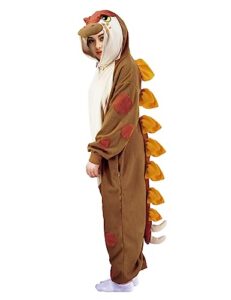 adult stegosaurus onesie pajamas dinosaur animal cosplay costume one piece jumpsuit sleepwear for women men
