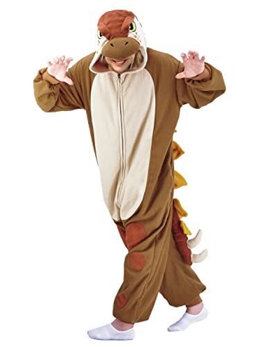 Adult Stegosaurus Onesie Pajamas Dinosaur Animal Cosplay Costume One Piece Jumpsuit Sleepwear for Women Men