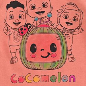 CoComelon JJ Cody Nina Toddler Girls T-Shirt and Leggings Outfit Set Orange/Gray 3T