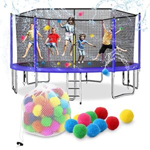 HiDiT Yv 70PCS Reusable Water Balls,Soft Cotton Splash Water Soaker Balls for Outdoor Water Toys Games,Reusable Water Balloons Beach Balls for Kids Adult Fun Summer for Backyard