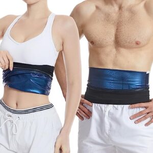 yeqqccc waist trainers for women belly fat, sweet sweat, sauna suit waist trimmer plus size waist trainers for men & women black