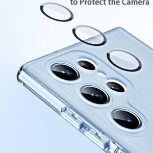 Fair-Minded Phone Case for Samsung Galaxy S23 Ultra, with Ring Kickstand, Magnetic, Shockproof Clear