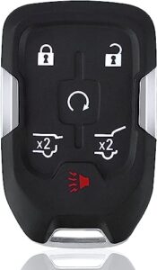 car key fob keyless entry remote control compatible with chevrolet chevy suburban tahoe yukon yukon xl 2015 2016 2017 2018 2019 2020 hyq1aa- 6 btn