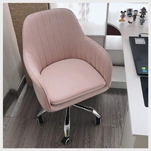 ecbetcr chair desk chair ergonomic office swivel swivel chair home office furniture ergonomic mid-back computer desk chair with armrest and wheel, for work/study/living room/bedroom