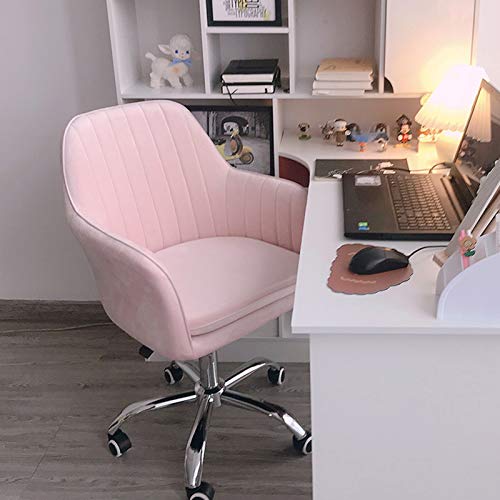 ECBETCR Chair Desk Chair Ergonomic Office Swivel Swivel Chair Home Office Furniture Ergonomic Mid-Back Computer Desk Chair with Armrest and Wheel, for Work/Study/Living Room/Bedroom