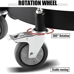 drum dolly 55 gallon trash can dolly heavy duty 2000 pound barrel dolly with swivel casters wheel steel frame dolly non tipping hand truck capacity dollies