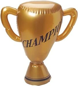 inflatable champion award trophy | set of 2 | 16 inch |party inflate