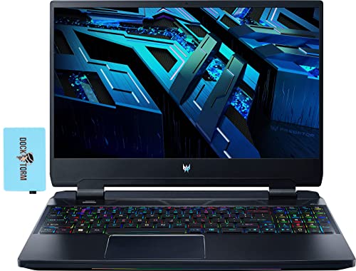 Acer Predator Helios 300 15.6" 2K QHD 240Hz Gaming Laptop (Intel i7-12700H 14-Core, 32GB DDR5, 2x2TB PCIe SSD (4TB), GeForce RTX 3070 Ti 8GB, RGB Backlit KYB, Thunderbolt 4, WiFi 6E, Win11Home) w/Hub