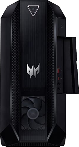 Acer Predator PO3-630 Gaming Desktop PC (Intel i7-11700 8-Core, 32GB RAM, 2x1TB PCIe SSD RAID 0 (2TB), GeForce RTX 3070, WiFi, Bluetooth, Backlit KB, HDMI, USB 3.2, Display Port, Win 10 Pro)