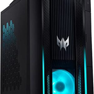 Acer Predator PO3-630 Gaming Desktop PC (Intel i7-11700 8-Core, 32GB RAM, 2x1TB PCIe SSD RAID 0 (2TB), GeForce RTX 3070, WiFi, Bluetooth, Backlit KB, HDMI, USB 3.2, Display Port, Win 10 Pro)